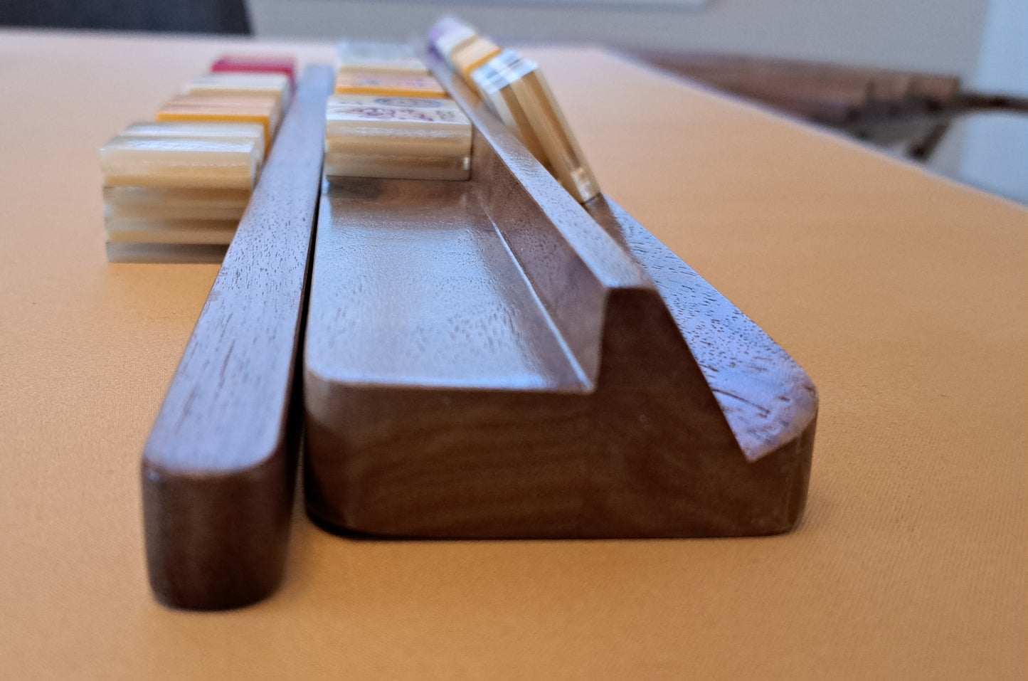 Mah Jongg Racks - Set of 4 Just Racks, Solid Maple