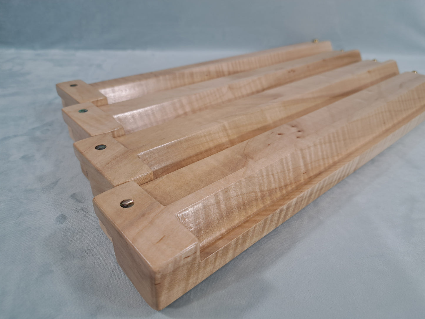 Mah Jongg Racks - Oversized Ashland Edition, Solid Maple with Floating Integrated Pushers