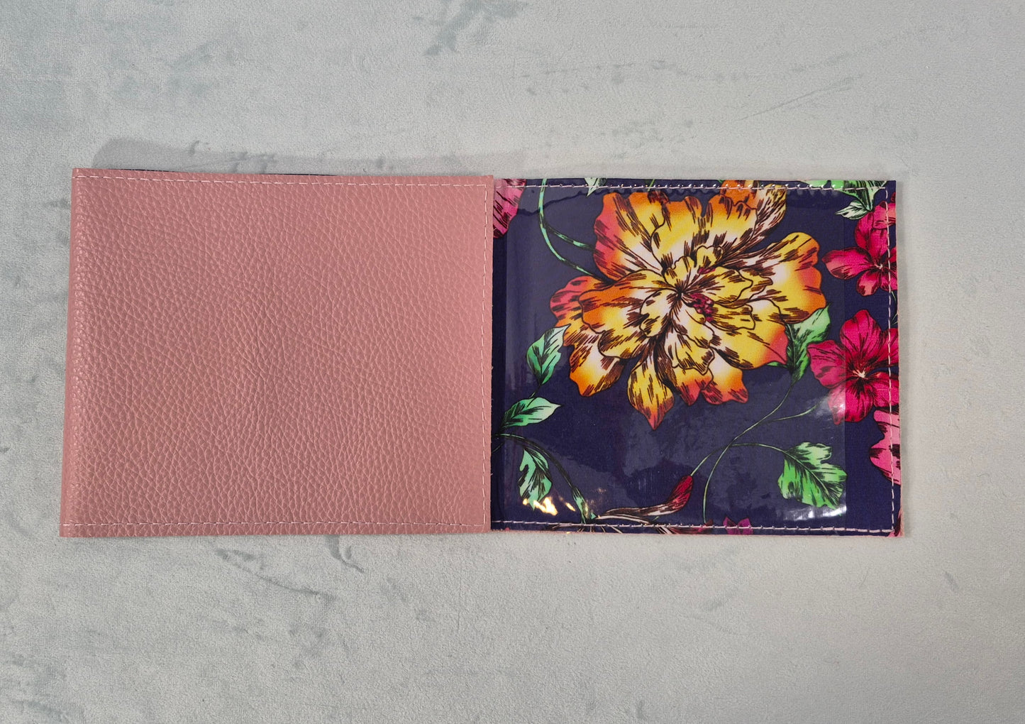 Leather and Silk Mah Jongg Card Cover, For large mah jongg card